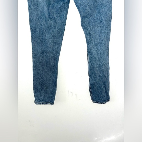 ABERCROMBIE & FITCH The Skinny High Rise Distressed Blue Jeans Size 25/0s - Picture 6 of 7